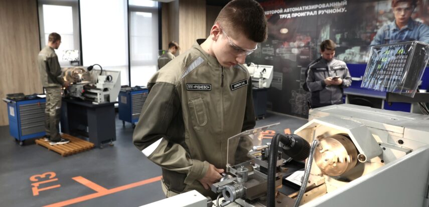 В&nbsp;День СПО Владимир Путин посетил первую площадку практической подготовки колледжей Москвы в&nbsp;индустриальном парке &laquo;Руднево&raquo;