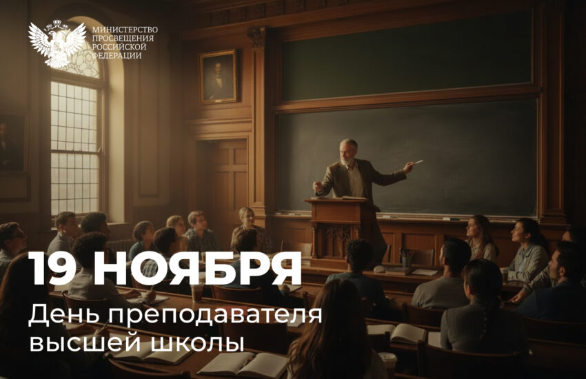 Поздравление Министра просвещения Сергея Кравцова с Днем преподавателя высшей школы