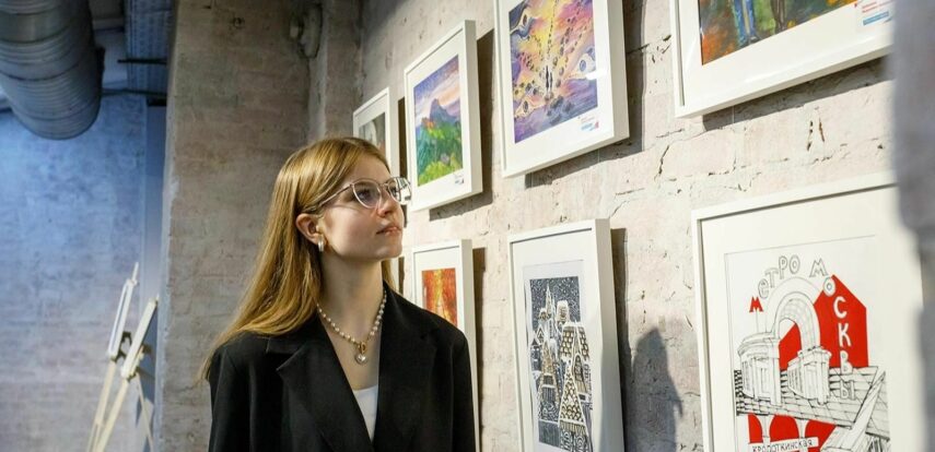 Рисунки столичных школьников представят на главных выставках Москвы