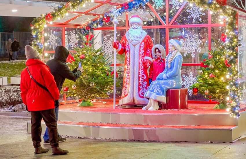 Новогодняя площадка на Воробьевых горах представила программу на зимние каникулы