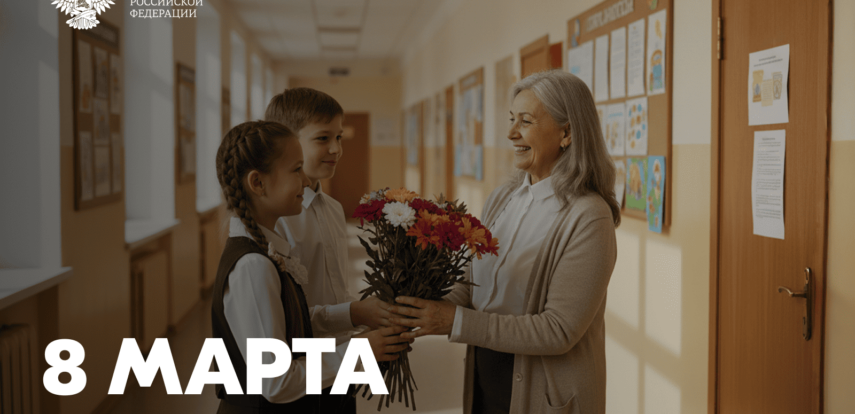 Поздравление с Международным женским днем 8 марта