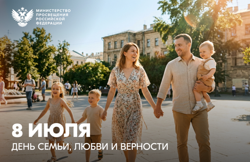 Поздравление Министра просвещения Российской Федерации Сергея Кравцова с Днем семьи, любви и верности